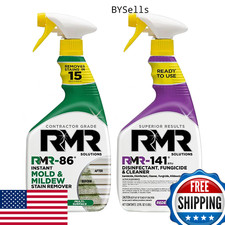 RMR Brands DIY Mold Remover Bundle - Killer & Stain Remover - 2x 32oz Bottles