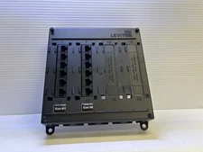 Structured Media Twist and Mount Patch Panel with 12-Cat 5e Ports/12-Cat 6 Black