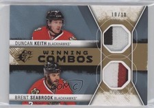 2014-15 SPx Winning Combos Gold 10/10 Duncan Keith Brent Seabrook #WC-KS HOF i9x