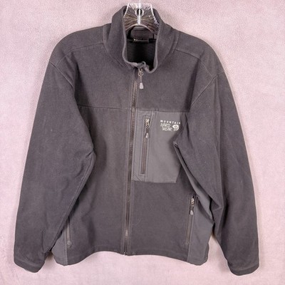 Mountain Hard Wear Jacket Men L Fleece Outdoors Hiking Work Gorpcore Black