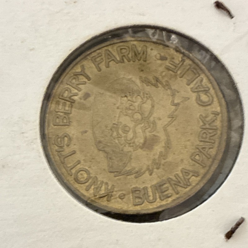 Berry Farm Living Monks Buena Park CA California Token Circulated