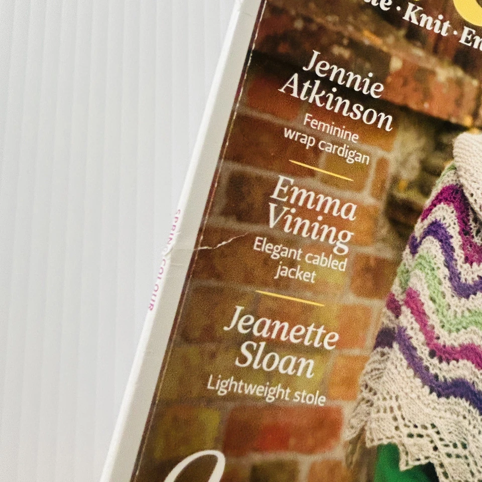 The Knitter Magazine Knitting Patterns Issue 122 Spring Dario Tubiana Pullout - Image 3 of 4