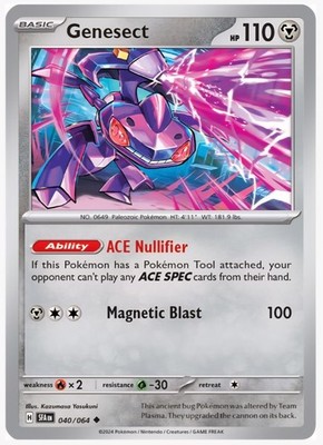 Genesect SFA 040/064 Pokémon SV: Shrouded Fable Uncommon EN NM