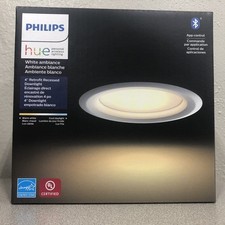 Philips 5996311U5 Hue White 4 in. W LED Smart...
