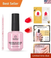 Beetles Liquid Latex for Nail 15ml - Peel off Nail Polish Cuticle Guard with ...