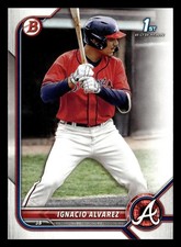 Ignacio Alvarez 2022 1st Bowman Draft #BD-125 Atlanta Braves Rookie RC