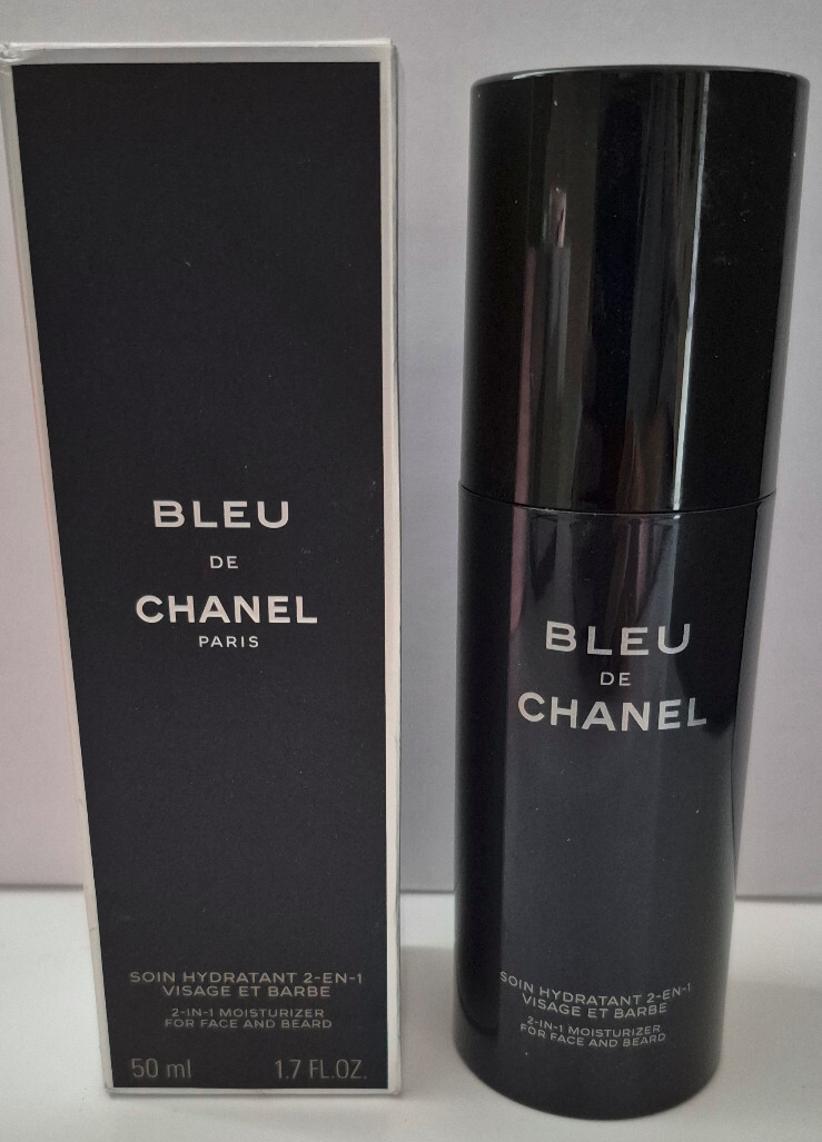 Bleu de Chanel 2-In-1 Moisturiser For Face and Beard 50ml New