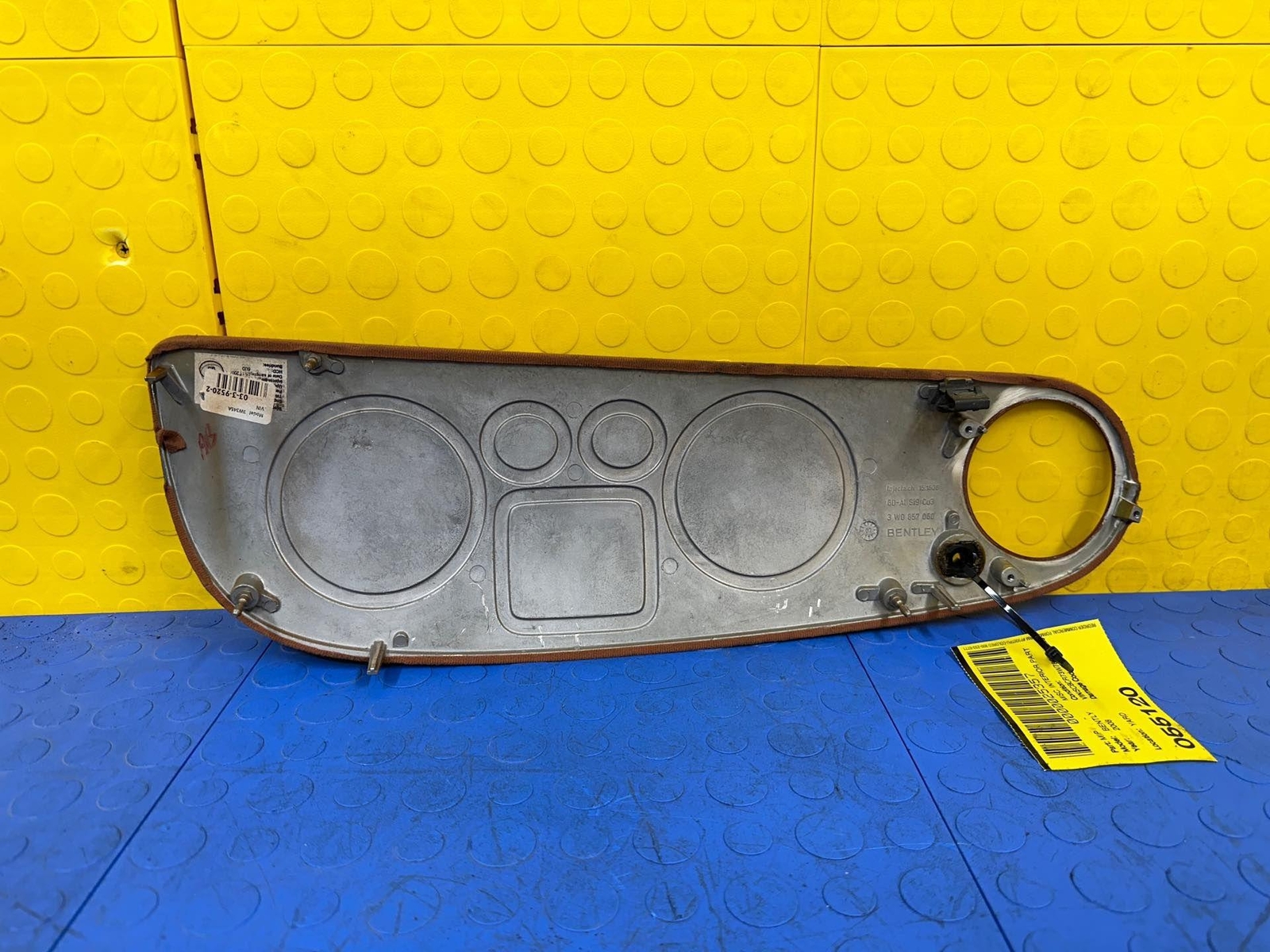 06 07 08 BENTLEY Continental GT Woodrain RH Dash Vent Trim Panel OEM 3W1857211J