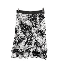 Susan Lawrence Womens Skirt Small Vintage Stretch Black Midi Length USA Made