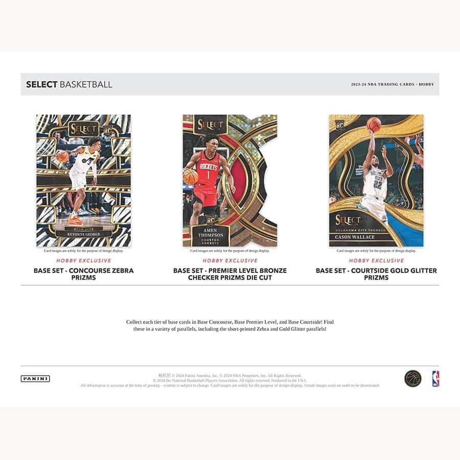 2023-24 Panini Select Basketball Hobby Box FACTORY SEALED 23PAKSEL
