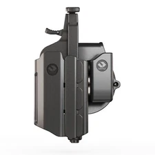 Orpaz T40 Light Bearing Holster Compatible w/ Canik TP9, Paddle w/TP9 Mag Pouch