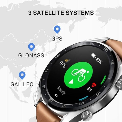 HUAWEI WATCH GT ACTIVE 46mm, SMARTWATCH, FTN-B19, Stainless Steel, Orange - Picture 4 of 12