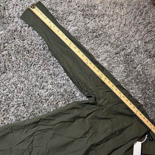 Free Assembly Herren Langarm Militär Hemd Button Down Beige Größe 2X Neu - Bild 12 von 24