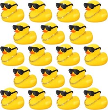 Yellow Rubber Ducks Sunglasses Small Duckies for Jeep Ducking Cruise Bath Toys