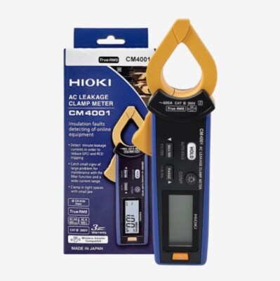 Hioki Clamp Leakage Current Meter CM4001 Electric Tester Voltage Tester/ Express