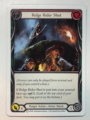 Flesh And Blood History Pack Vol.1 Ridge Rider Shot (Red) 1HP243 NM/M