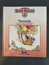 Vintage 1985 The World of Teddy Ruxpin The Airship Book and NO Cassette Tape