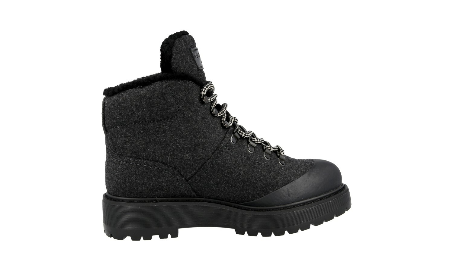 AUTH LUXURY PRADA HALF-BOOT SHOES 3T5920 GREY FUR LINED 40,5 41 UK 7.5 image 6