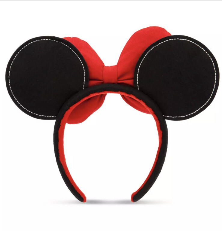 Disney Minnie Mouse Button Bow Ear Headband for Adults | eBay display picture 1