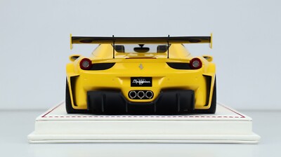 Ferrari 458 Spider GT LBWK (Yellow) [Davis & Giovanni] 1/18 scale