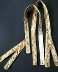 Civil War Suspenders SALE SALE  BROWN FADE LEAVES Sewn Period Hand Crank Machine