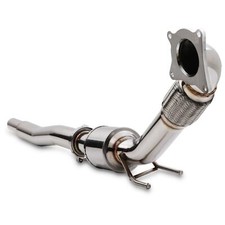 STAINLESS STEEL 200CPI SPORTS CAT EXHAUST DOWNPIPE FOR SKODA OCTAVIA 2.0 04-12