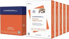 Hammermill Premium Multi-Purpose 24Lb Copy Paper, 8.5X 11, 5 Ream, 2,500 Sheets,