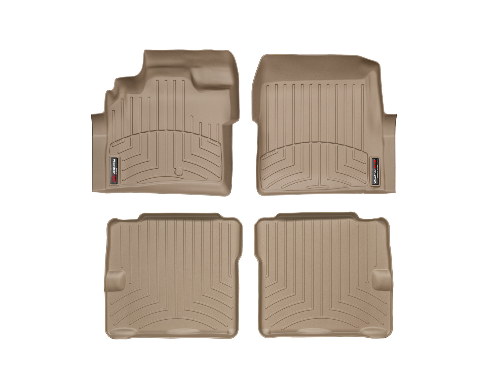 WeatherTech FloorLiner for Chrysler Pacifica 20042008 1st 2nd Row Tan