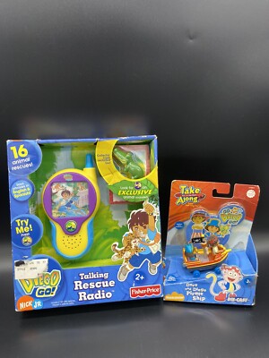 NEW Go Diego Go Talking Rescue Radio 2006 And Dora And Diego Pirate Ship