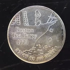 LibertyMoney Metal Exchange Boston Tea Party-999 Silver 1 Oz Ounce Art Bar Round