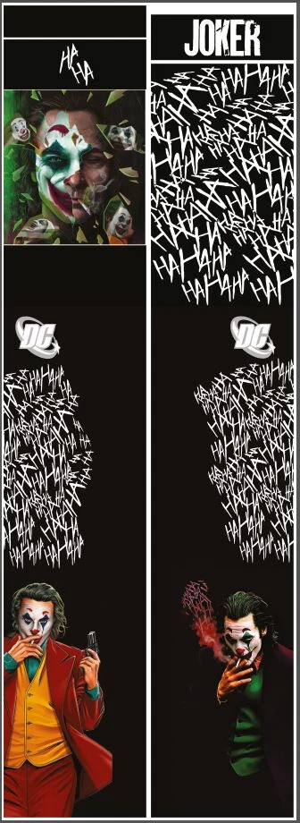 Stickers Dartcab - Jeu de fléchettes - Modèle Joker - Photo 2/3