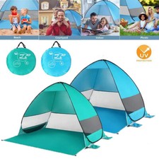 Pop Up Beach Tent Sun Shade Shelter Anti-uv Outdoor Camping Portable Blue Canopy Pop Up Beach Tent Sun Shade Shelter Anti-uv Outdoor Camping Portable Blue Canopy