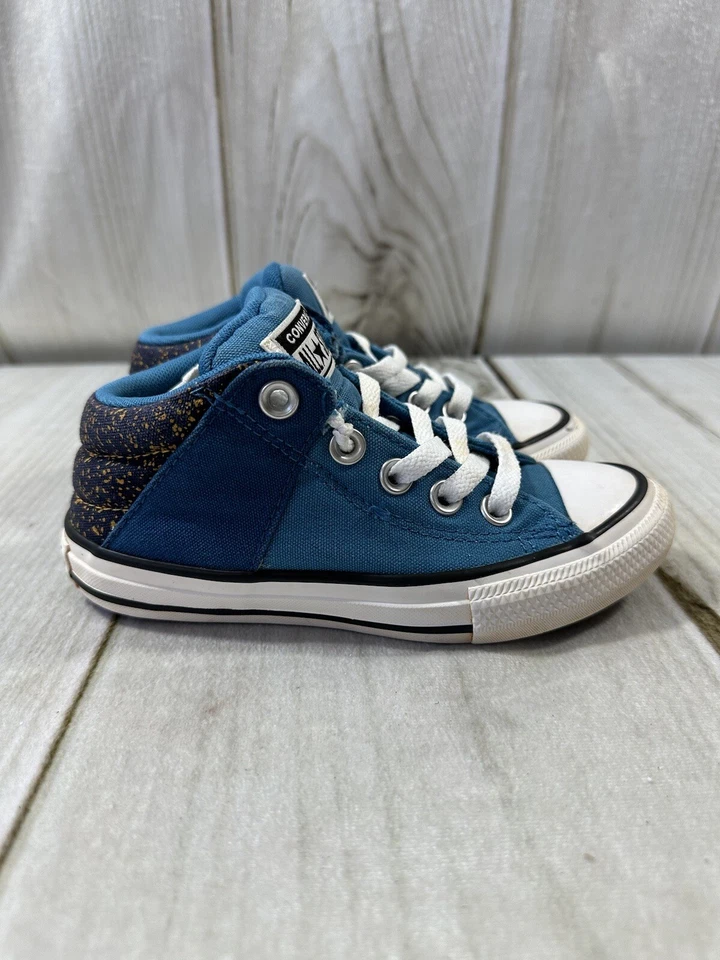 ZAPATOS DEPORTIVOS CONVERSE JUNIOR TALLA 12 STREET MID AZULES Skateboarding Foto 2 de 4