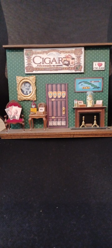 CIGAR AFICIONADO DIORAMA