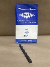Whitman & Barnes/TRW, 5 5/8" x 27/64", .4219",  Straight shank drill bit