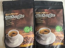 2 Pack Man Power Black Coffee 28 Packets