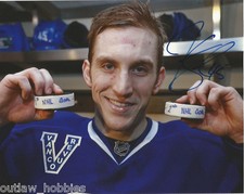Vancouver Canucks Jordan Schroeder Autographed Signed 8x10 Photo COA B