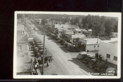 Sylvan Lake Alberta Canada Historic Old Photo