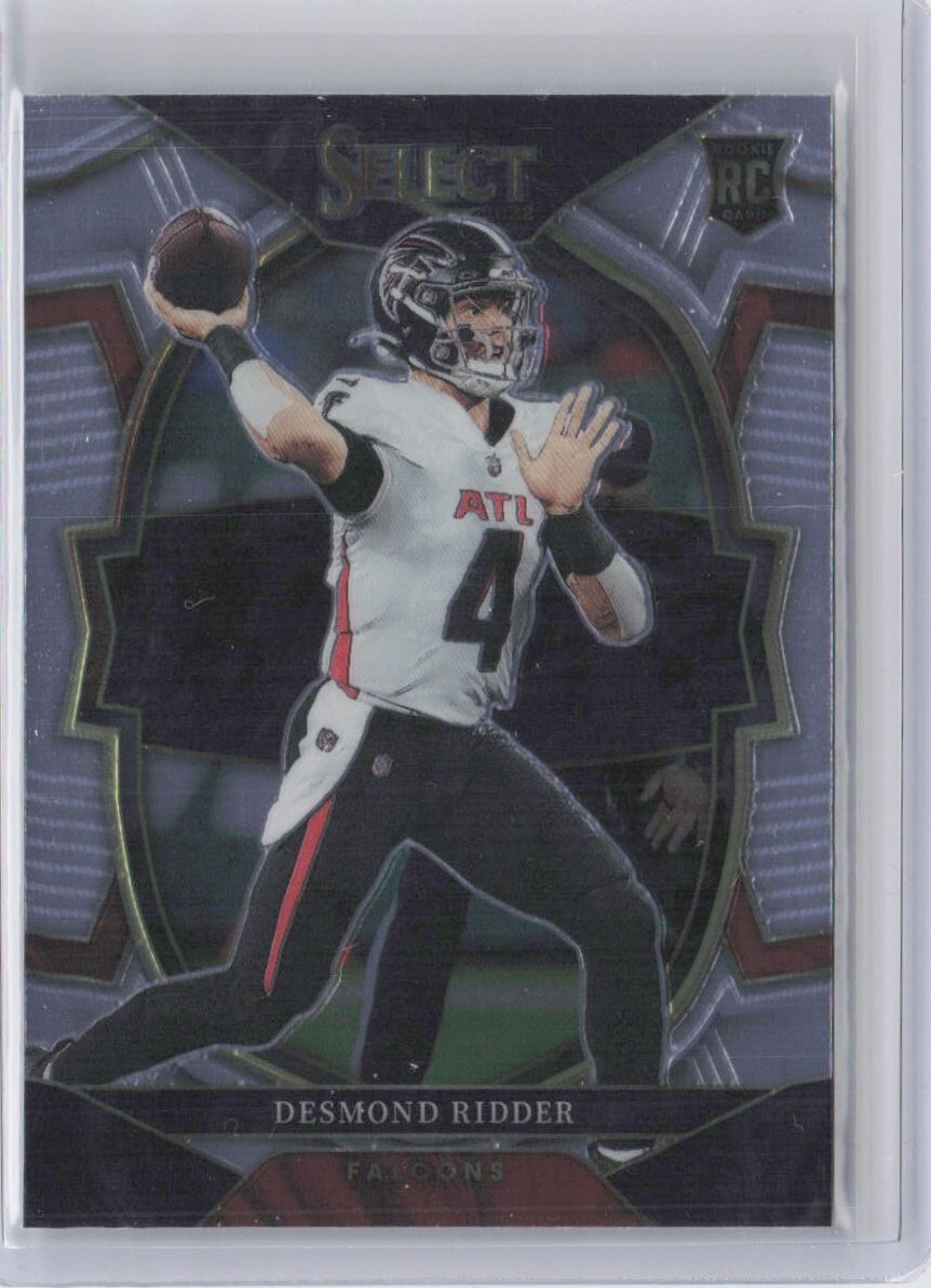 Desmond Ridder Rookie RC 2022 Panini Select Base #36 Atlanta Falcons