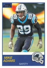 2019 Score #260 Mike Adams Carolina Panthers