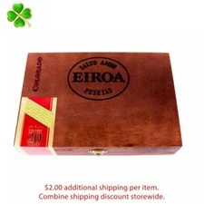 Eiroa 50 x 5 Colorado Empty Wood Cigar Box 8.75" x 6" x 1.75"