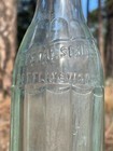 CRYSTAL SPRINGS Embossed Deco Soda Pop Bottle SHEBOYGAN WI WISCONSIN — photo 2