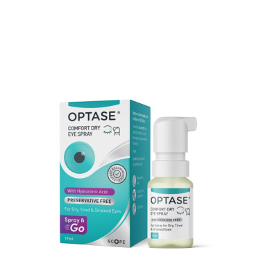 Optase Comfort Spray für trockene Augen 17 ml NEU UK-Bestand x 2er-Pack
