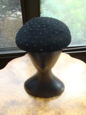 Geo W Bollman Co. Women's Excello Hat Black 100 Wool Felt