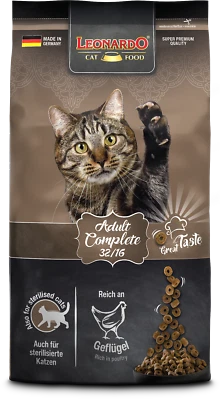 1,8kg LEONARDO Adult Complete 32/16 Katzenfutter Trockenfutter Futter Katzen