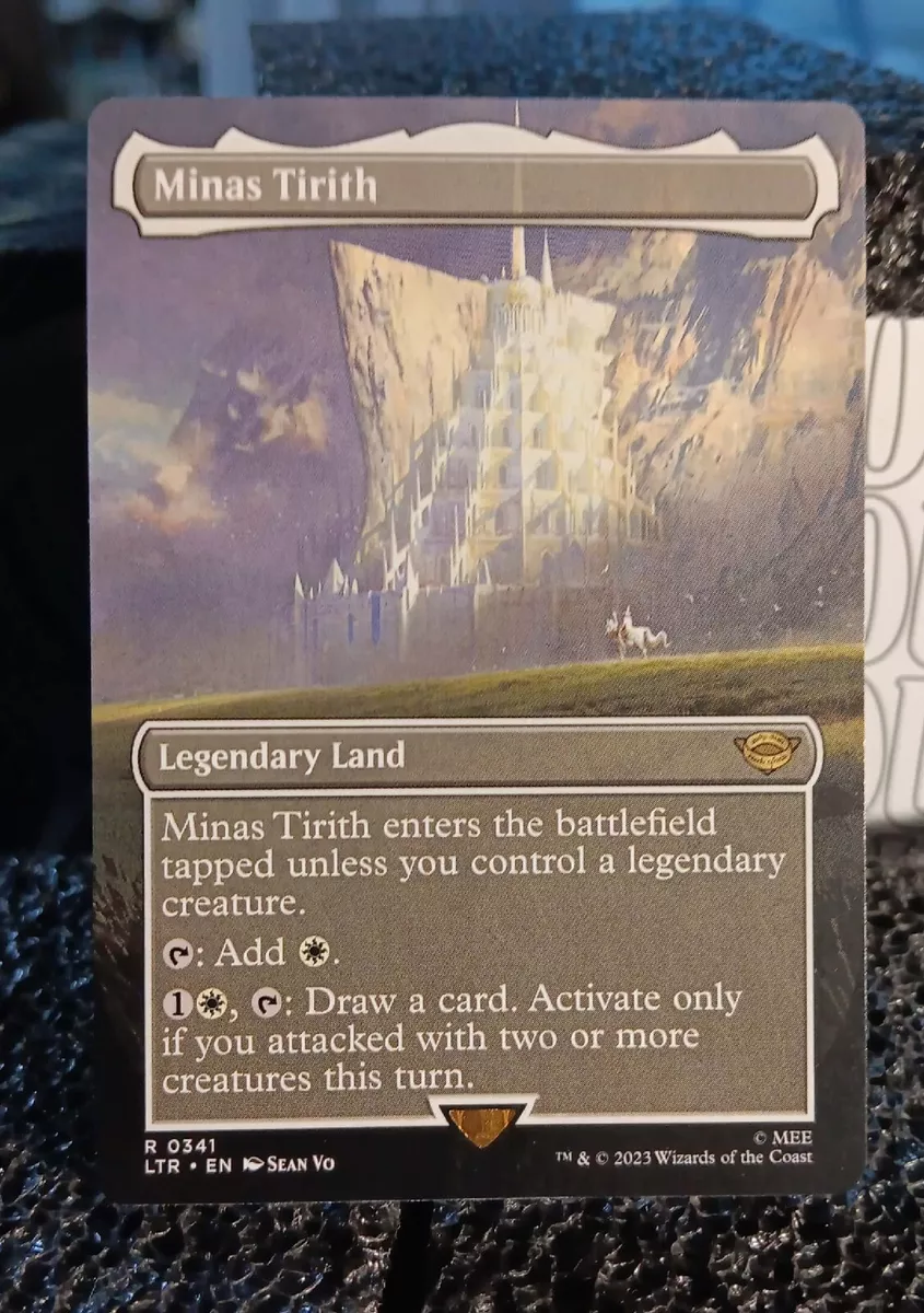 MTG Minas Tirith (0341) Borderless The Lord of the Rings MTG Card