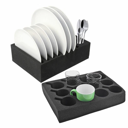 2 SET Wohnwagen Wohnmobil Geschirrhalter Tassenhalter Tellerhalter Halter - Bild 1 von 11