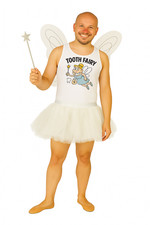 Adults Tooth Fairy Stag Night Party Festival Fancy Dress Costume
