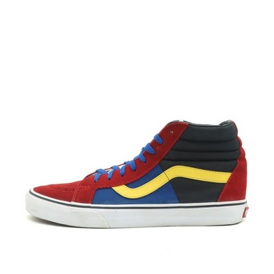 Vans Herren Off The Wall Sportschuh EU 42,5 Rot, Blau, Gelb, Schwarz 721454