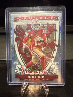 2025 Panini Rookies & Stars Football Brock Purdy Crusade Silver Prizm 49ers